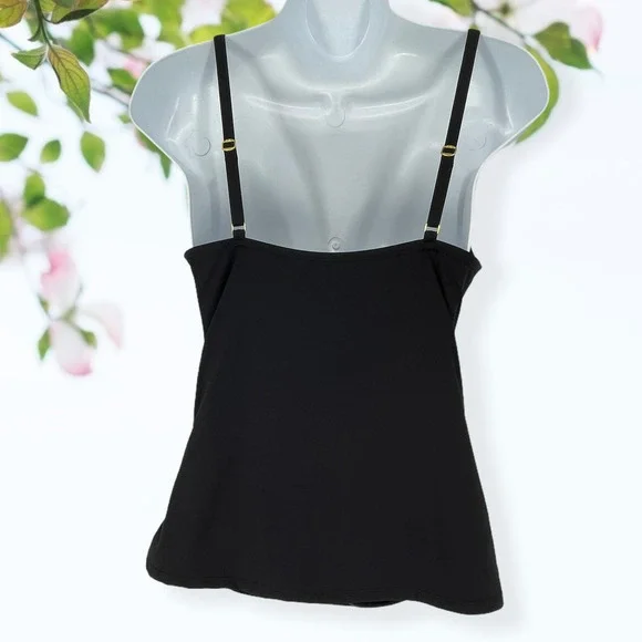 BLEU Rod Beattie Tankini with Gold Accents Size 8 - Picture 6 of 8